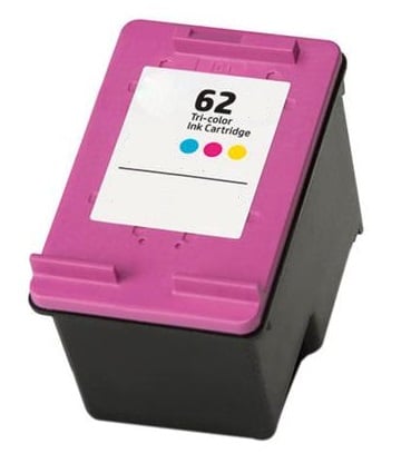 Remanufactured HP 62 Colour Ink Cartridge High Capacity (C2P06AE)
